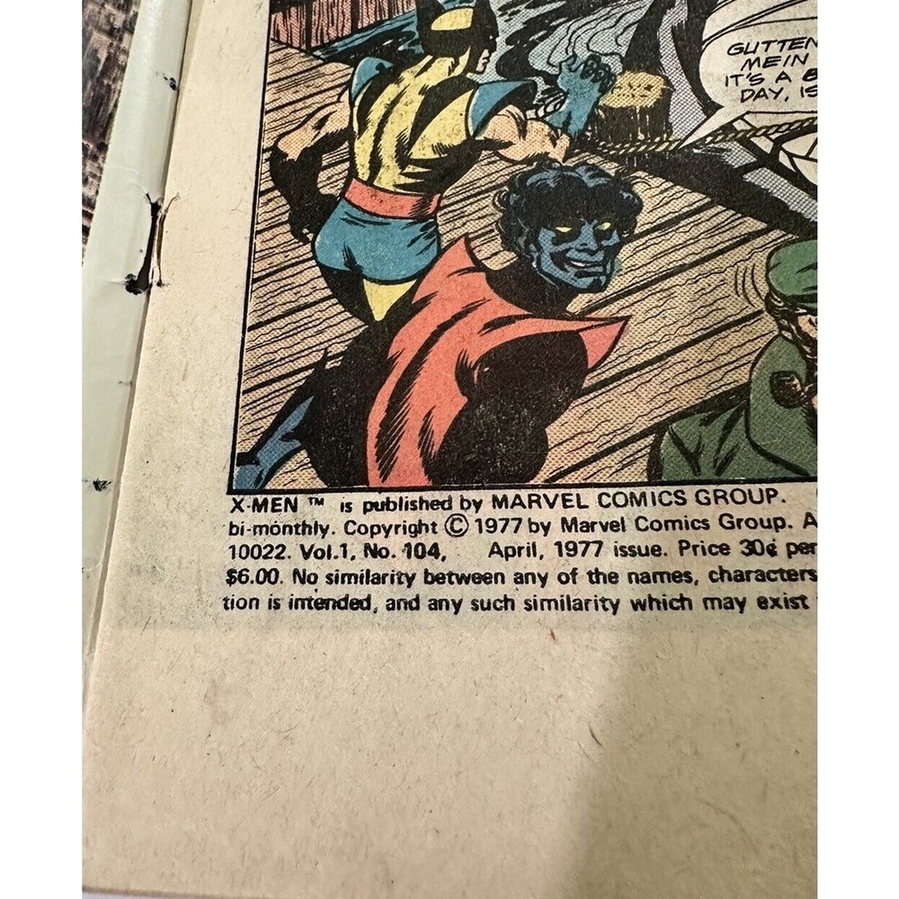 UNCANNY X-MEN #104 MARVEL COMICS 1977 1st APPEARANCE OF THE STARJAMMERS - Picture 9 of 13